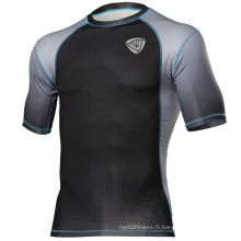 Luck Panther MMA Shock Rash Guard Chemise à manches longues Grappling Sport Top (SRC68)